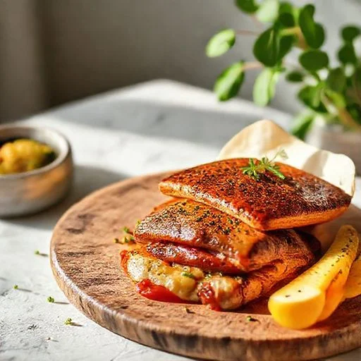 Exquisitely crafted dark chocolate lava cake, Image 5